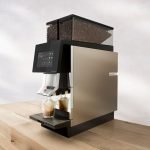 Thermoplan coffee machine on wood slab