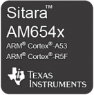 Texas Instruments AM65x badge black