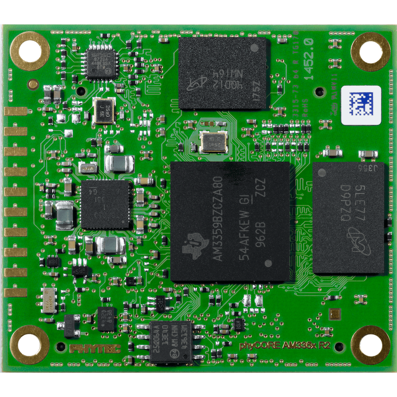 PHYTEC phyCORE-AM35xR2 System on Module top view