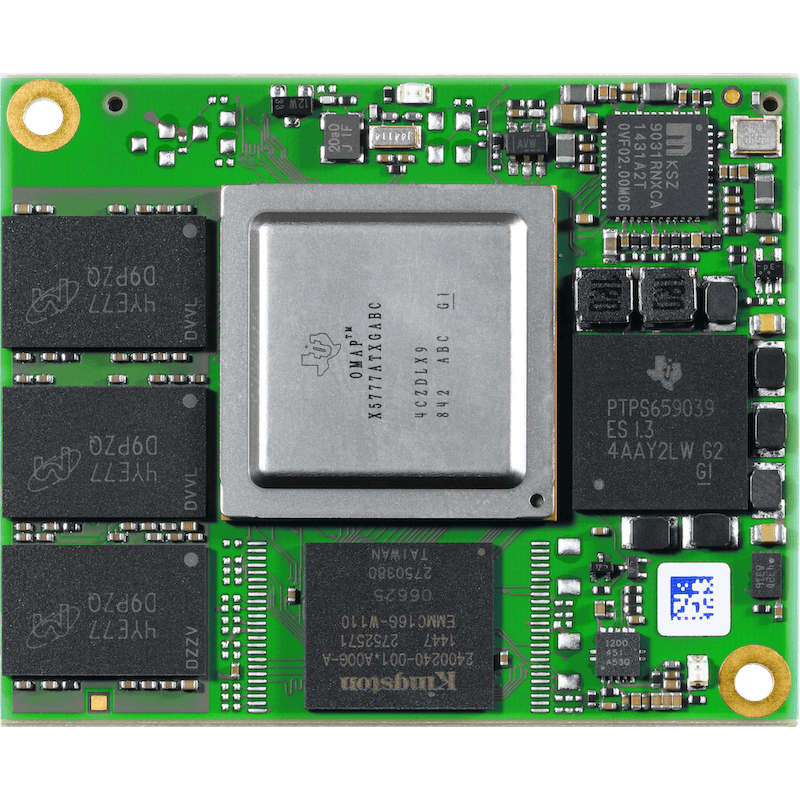 PHYTEC phyCORE-AM57x System on Module top view