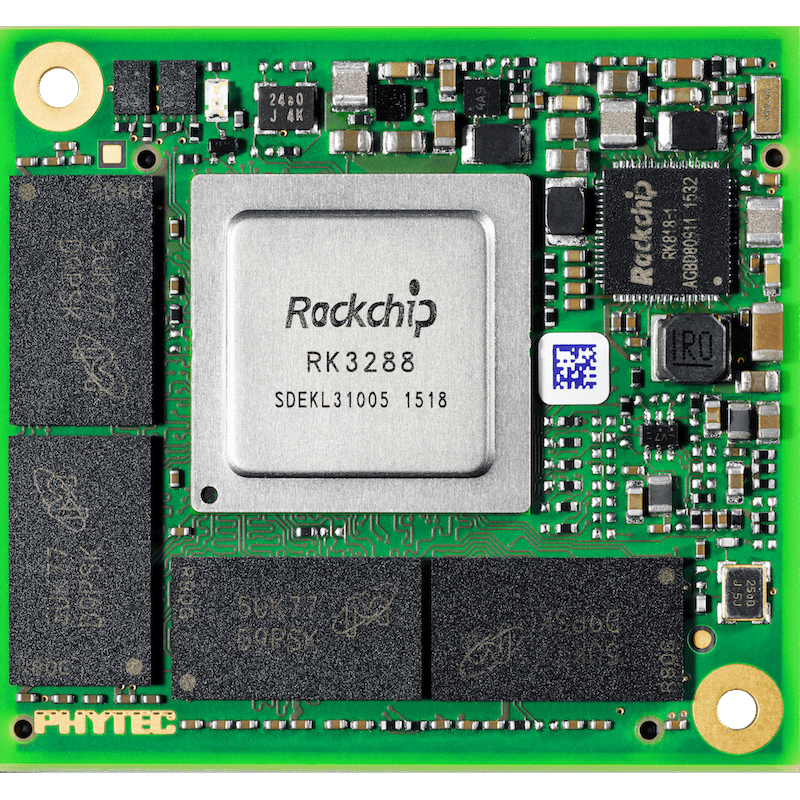 PHYTEC phyCORE-RK3288 System on Module top view