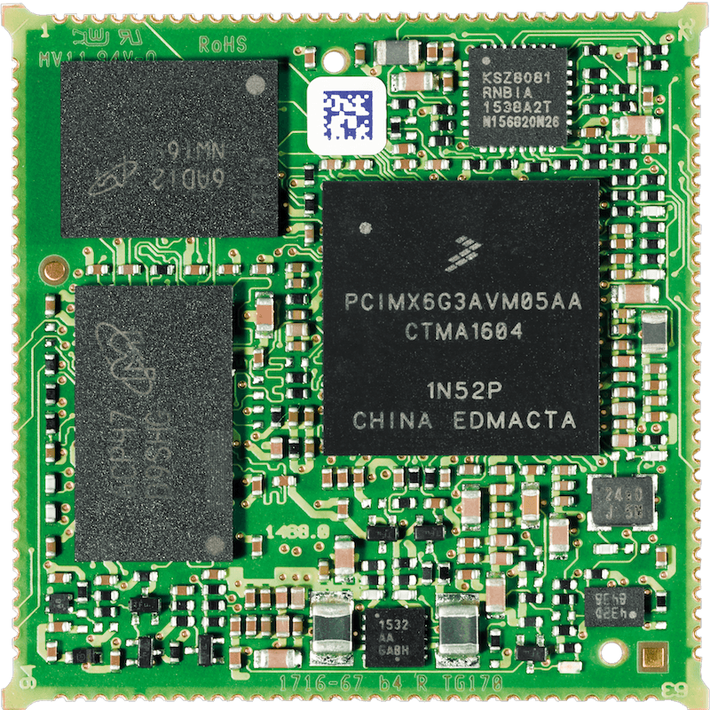 PHYTEC phyCORE-i.MX 6UL System on Module top view