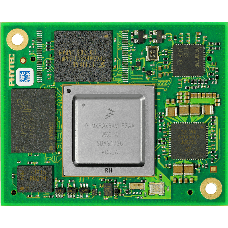 PHYTEC phyCORE-i.MX 8X System on Module top view